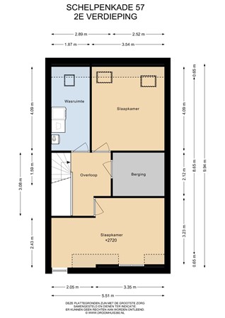 Floorplan - Schelpenkade 57, 2313 ZZ Leiden